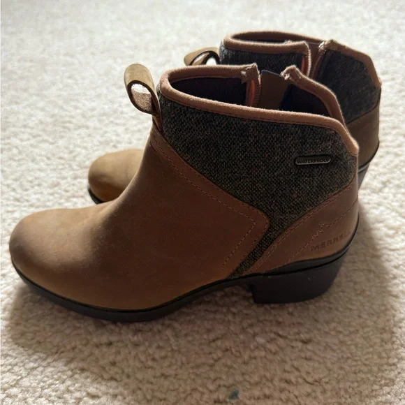 Merrell Brown Ankle Boots - Picture 2 of 9